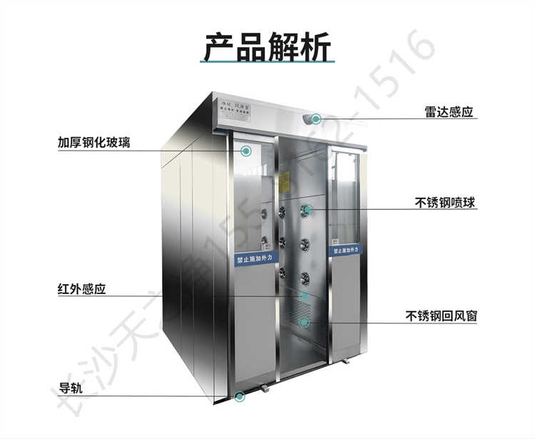 長沙天之凈平移門風(fēng)淋室-結(jié)構(gòu)解析