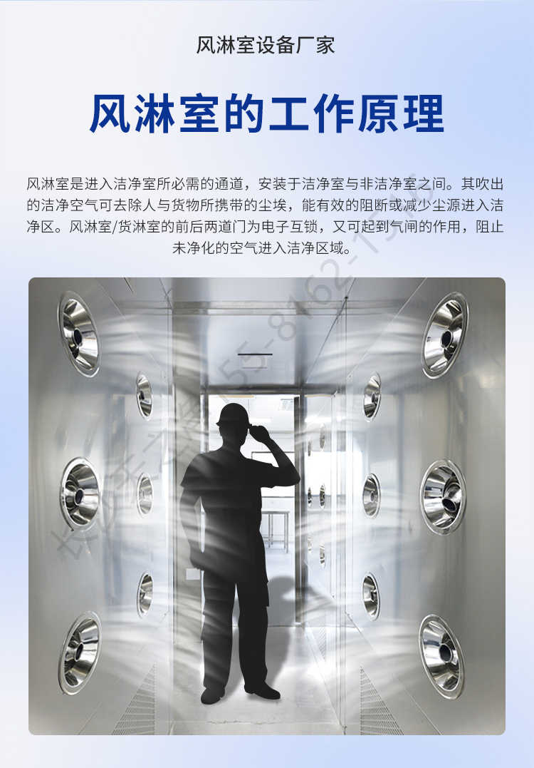 長(zhǎng)沙天之凈轉(zhuǎn)角風(fēng)淋室-工作原理